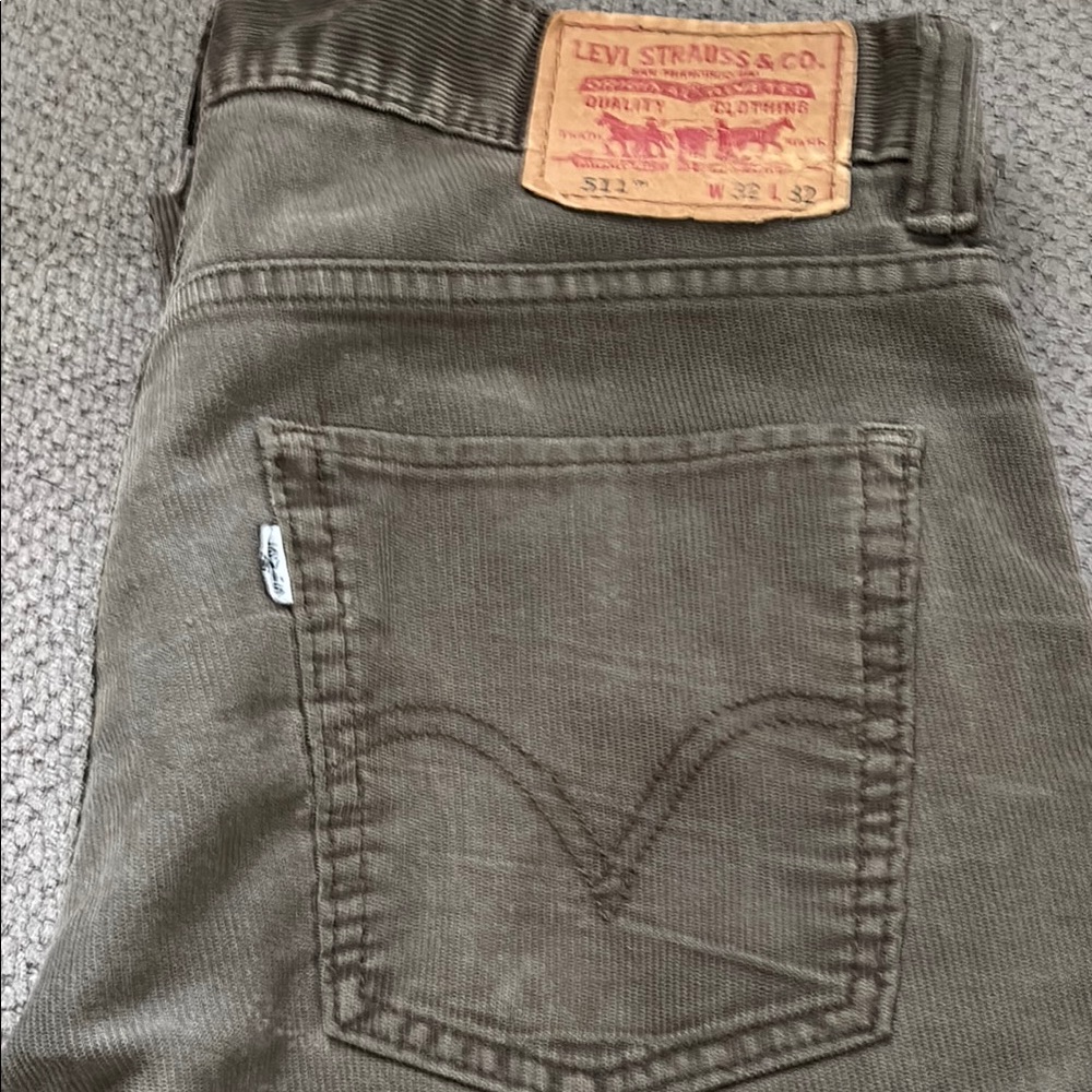 Levi's brown 511 OG vintage cords